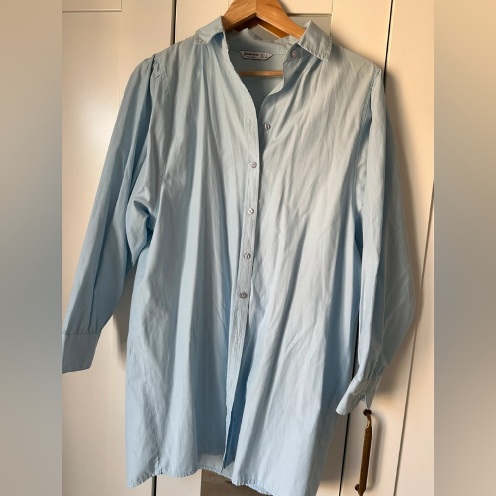 Stradivarius Sky Blue Shirt